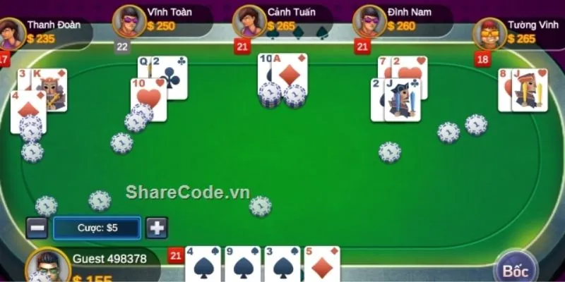 Nắm vững những thuật ngữ khi chơi xì dách