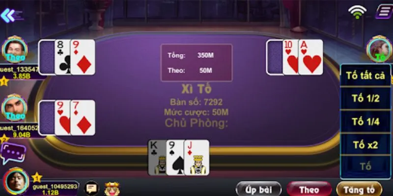 Các bí kíp chơi game xì tố đổi thưởng giúp thắng liên tục